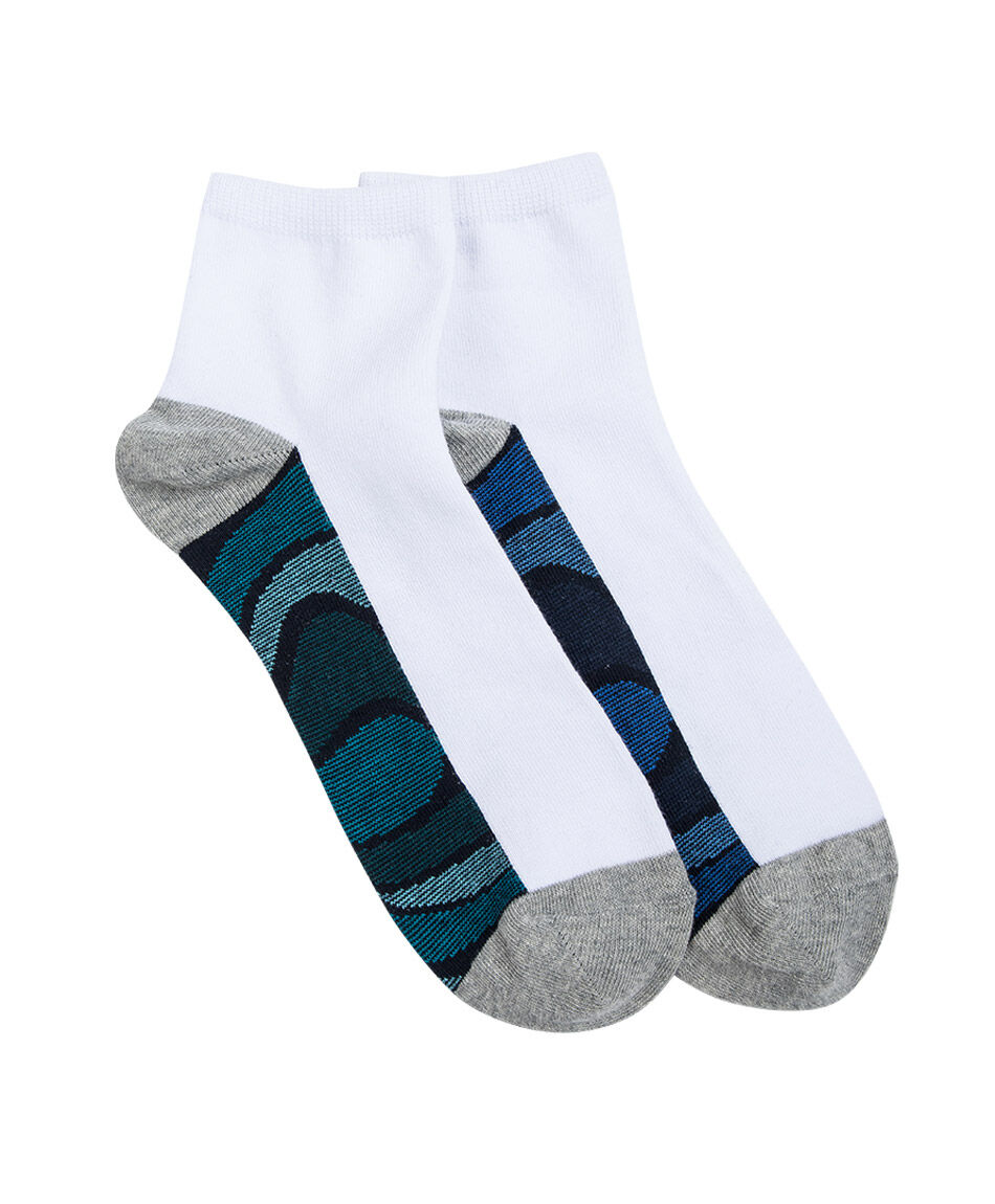 Calcetines hombbre white and blue