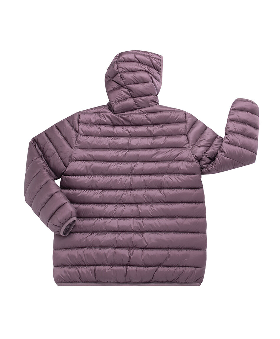 Parka ni&ntilde;a  con capucha purple