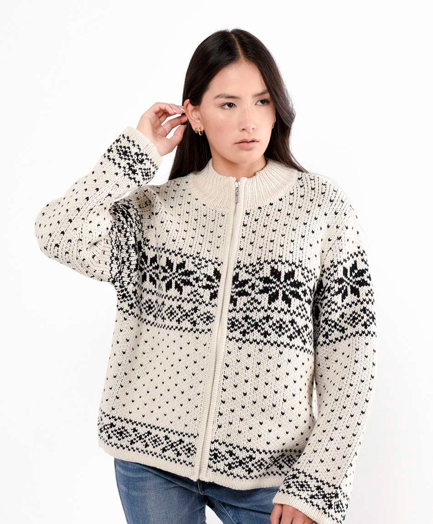 Chaqueta mujer estilo tejida Chaqueta mujer estilo tejida
