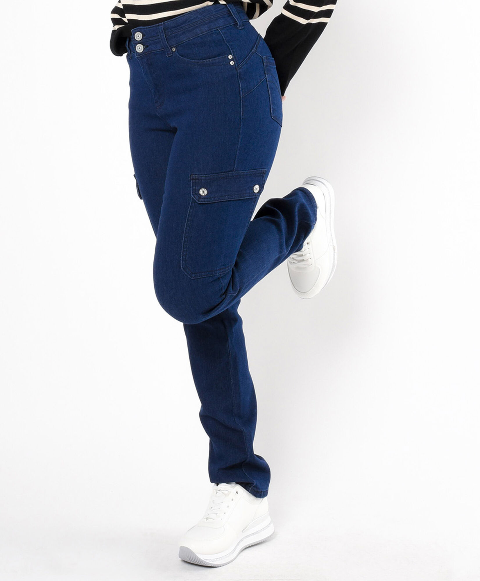 Jeans mujer cargo skinny fit Jeans mujer cargo skinny fit