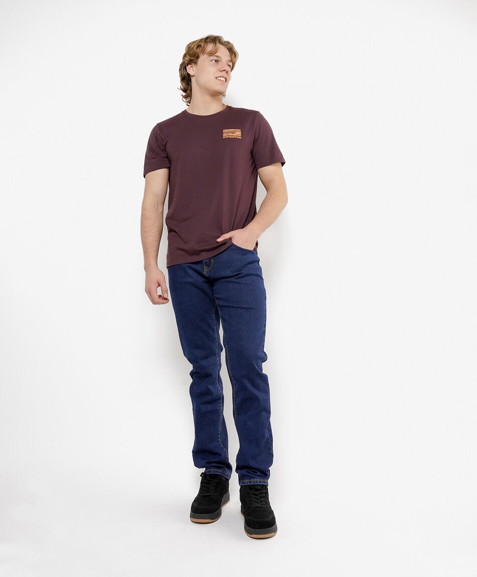 Jeans hombre desgastado slim fit