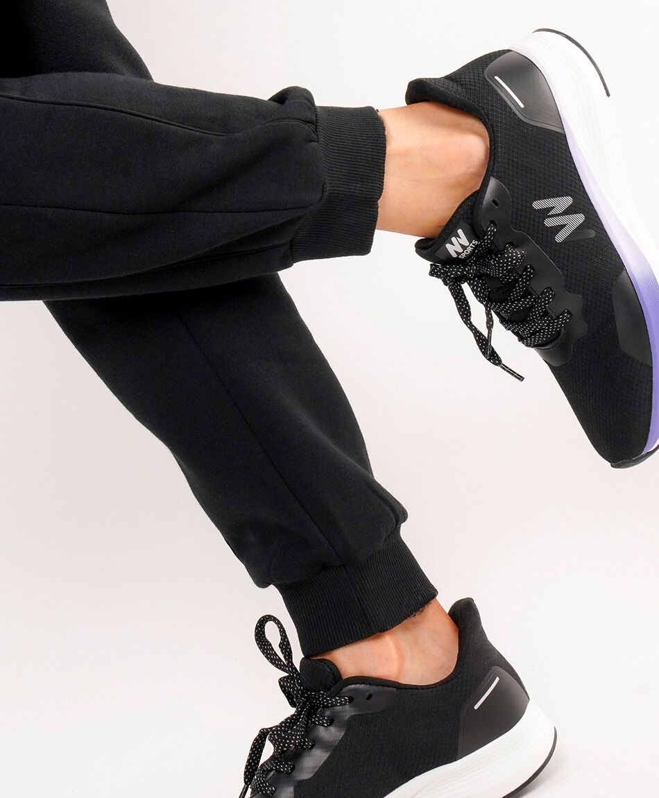 Pantal&oacute;n deportivo mujer jogger negro