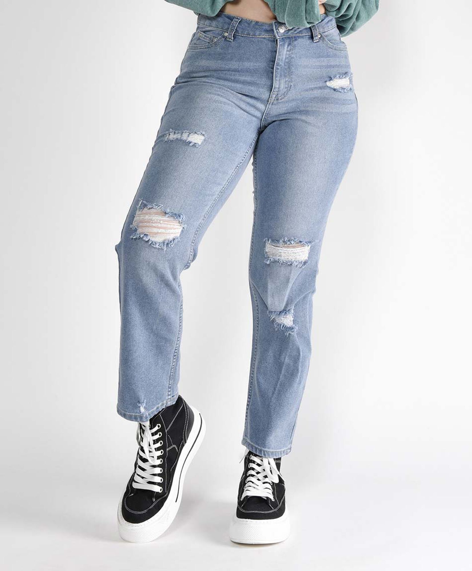 Jeans tiro alto Jeans tiro alto