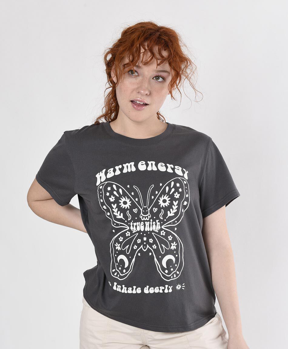 Polera mujer mariposa