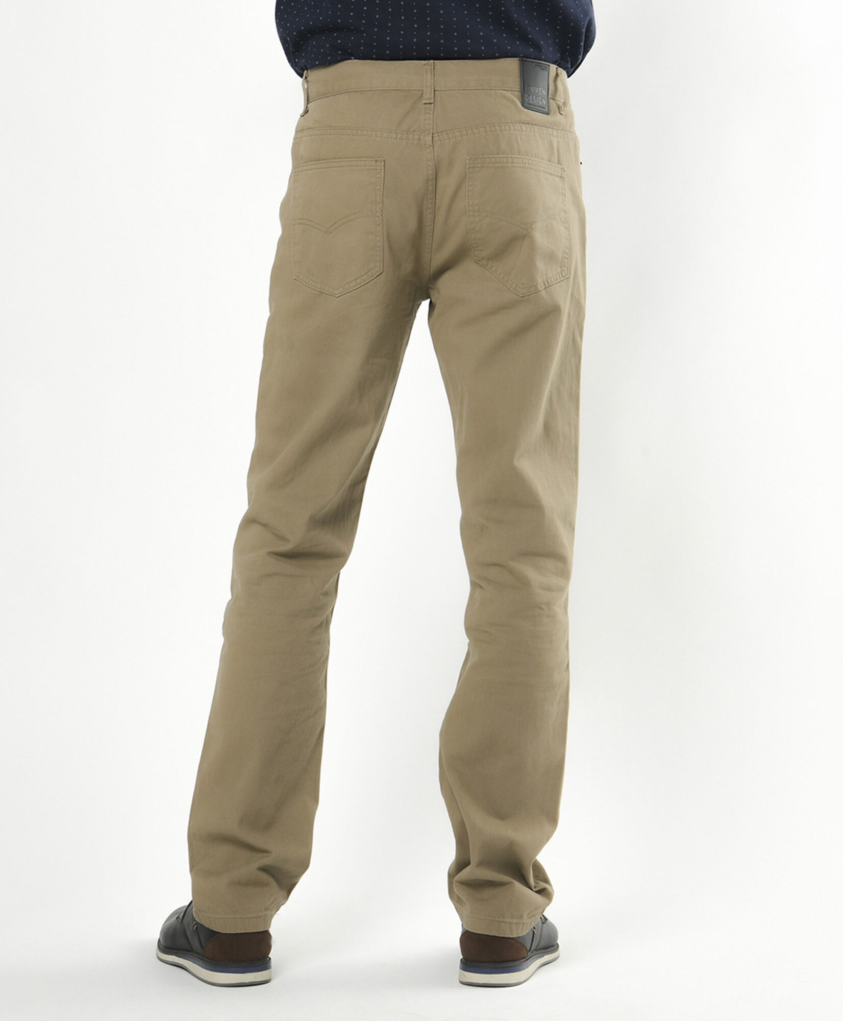 Pantalón hombre liso beige Pantalón hombre liso beige