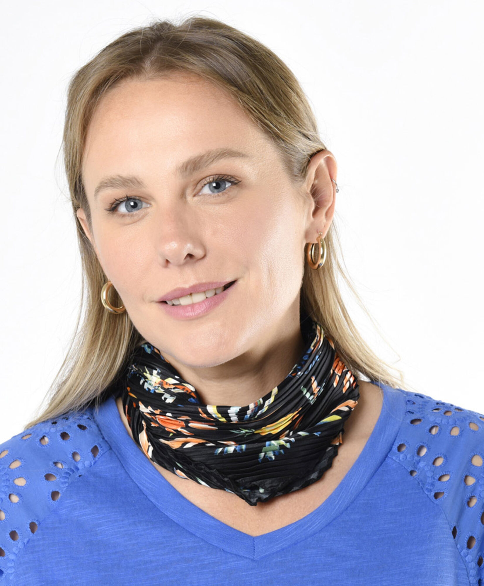 Set aros + pañuelo mujer print colores Set aros + pañuelo mujer print colores