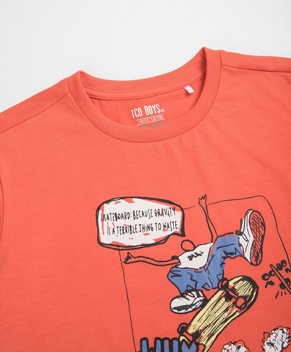 Polera ni&ntilde;o skate