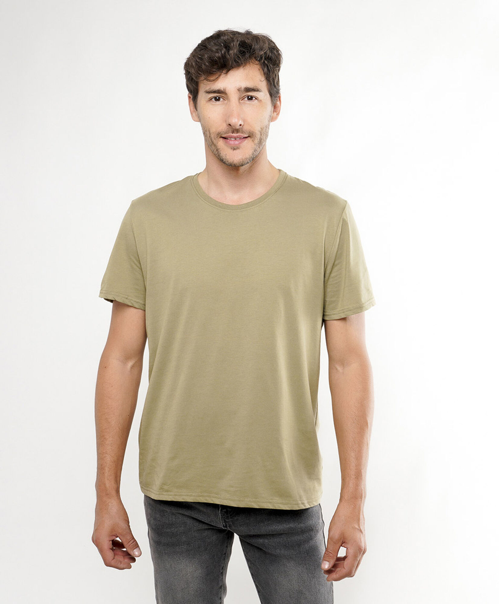 Polera hombre básica colores Polera hombre básica colores