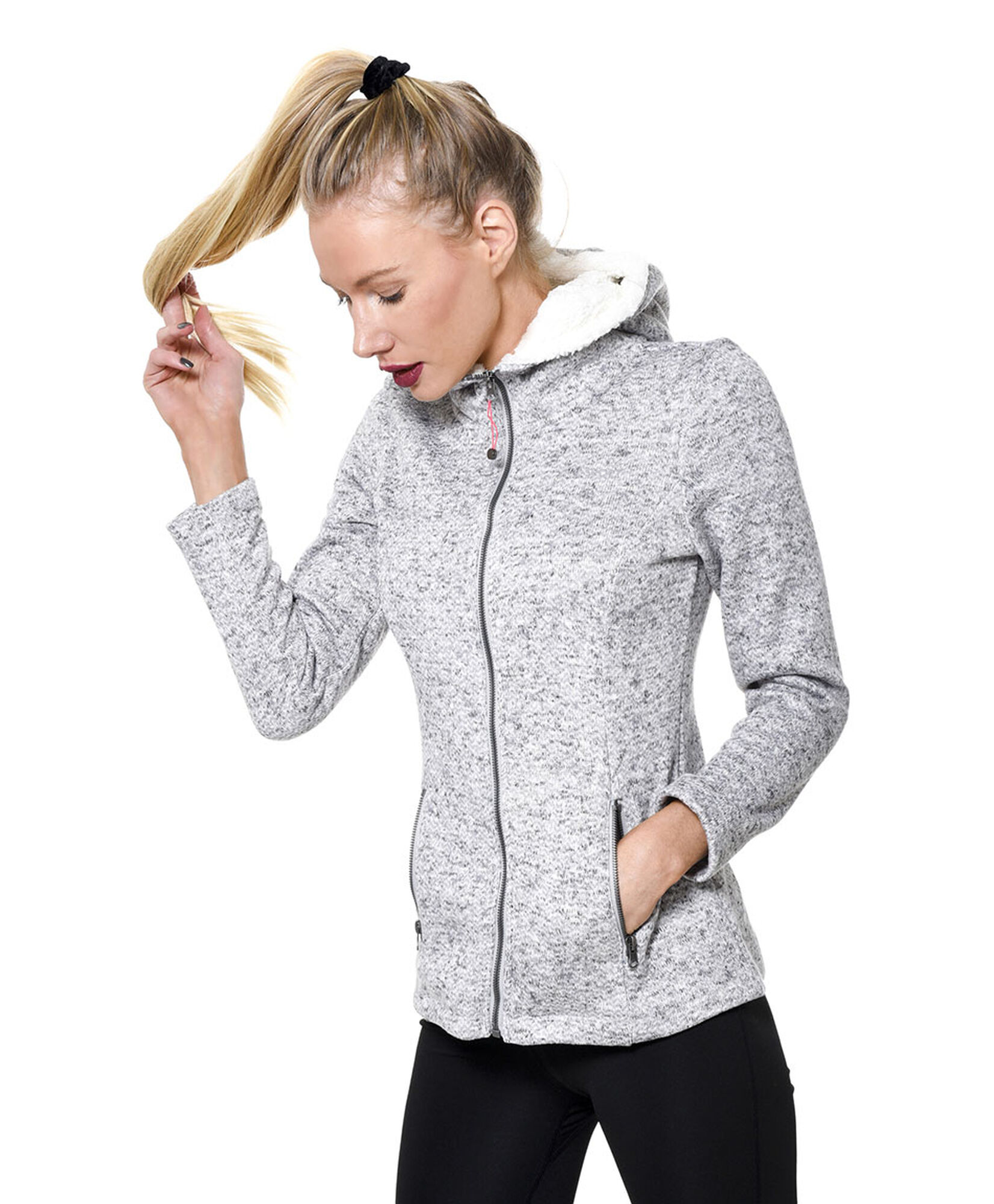 Poleron deportivo jaspeado Poleron deportivo jaspeado