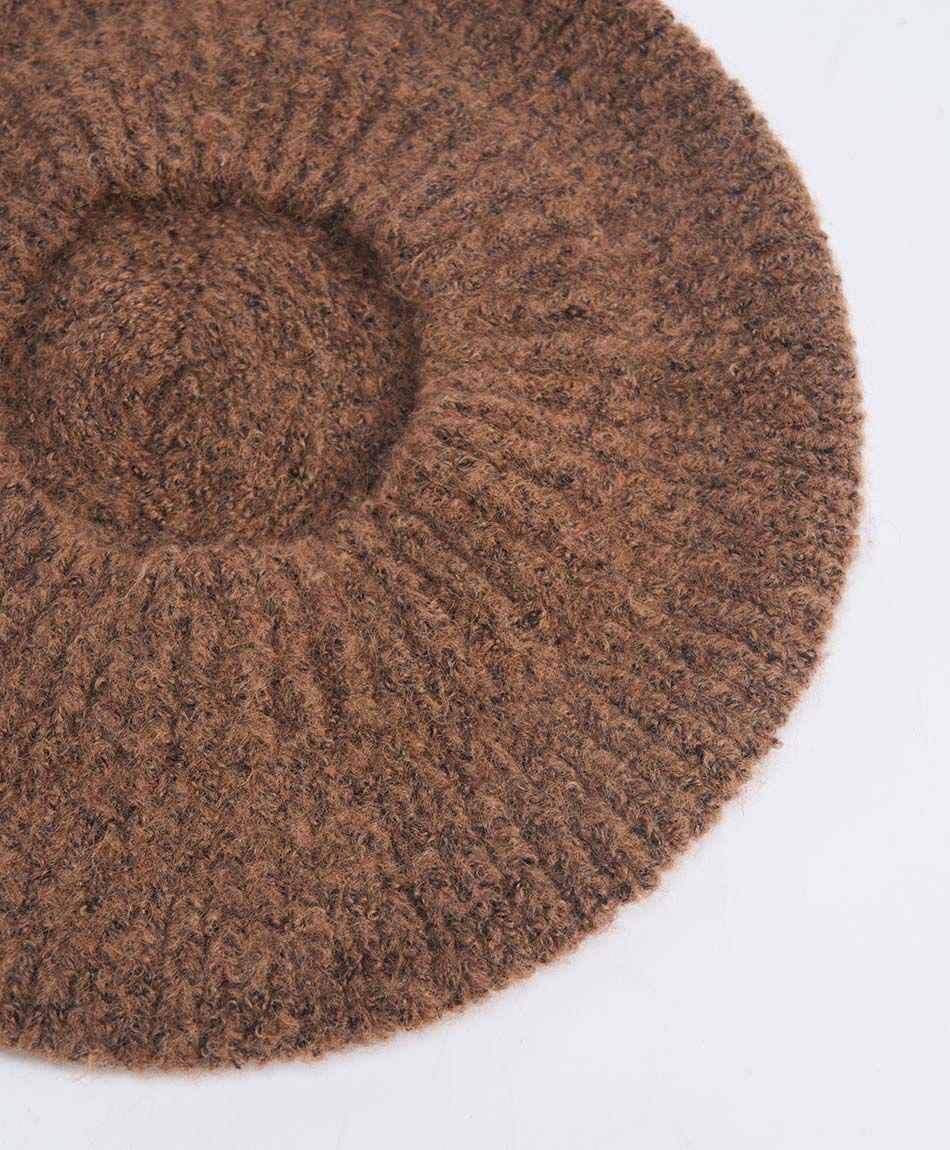 Boina mujer brillo brown