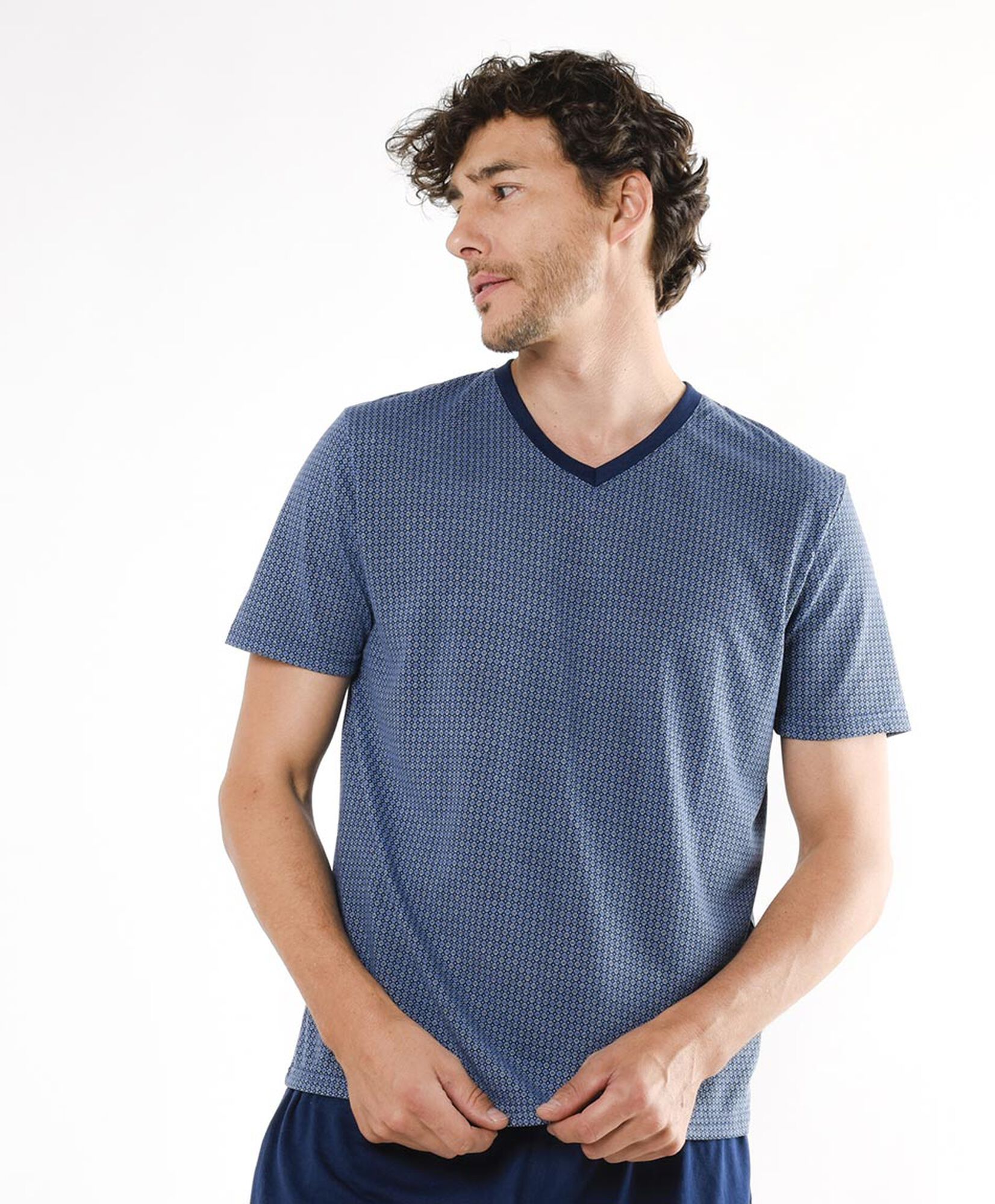 Pijama hombre diseño azul Pijama hombre diseño azul