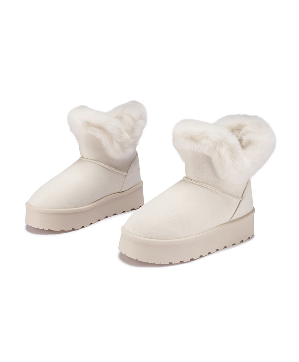 Bota mujer comfy forrada invierno