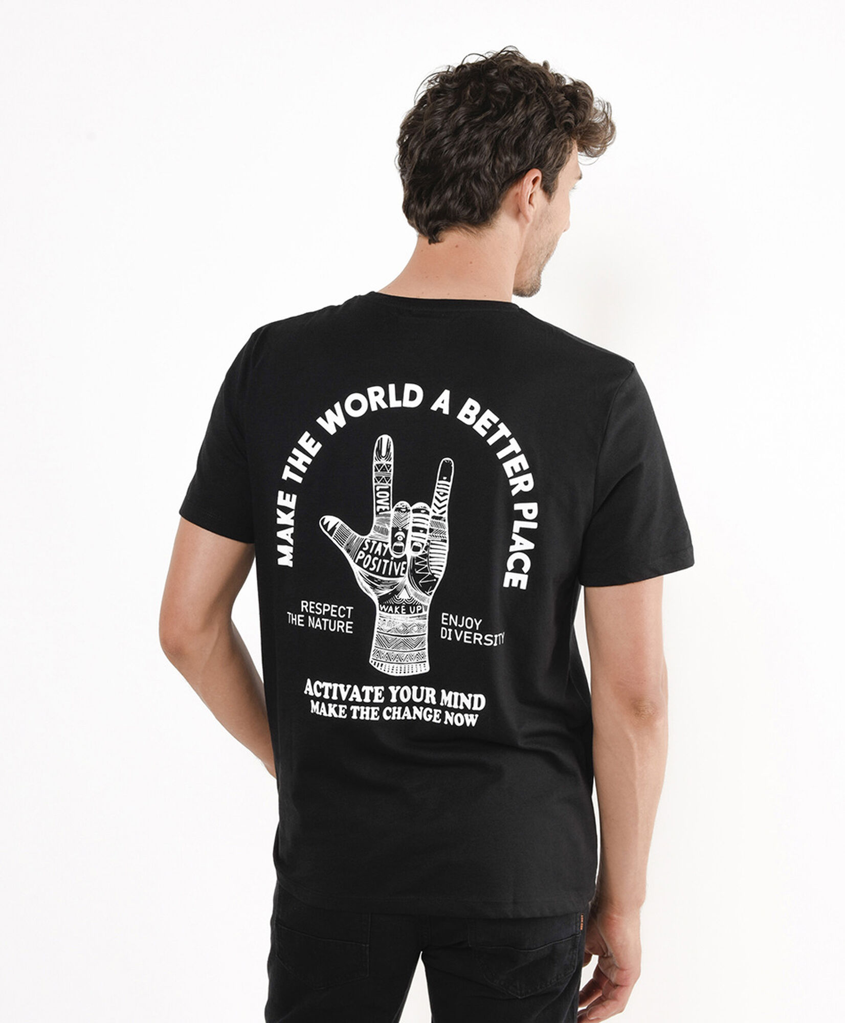 Polera hombre positive Polera hombre positive