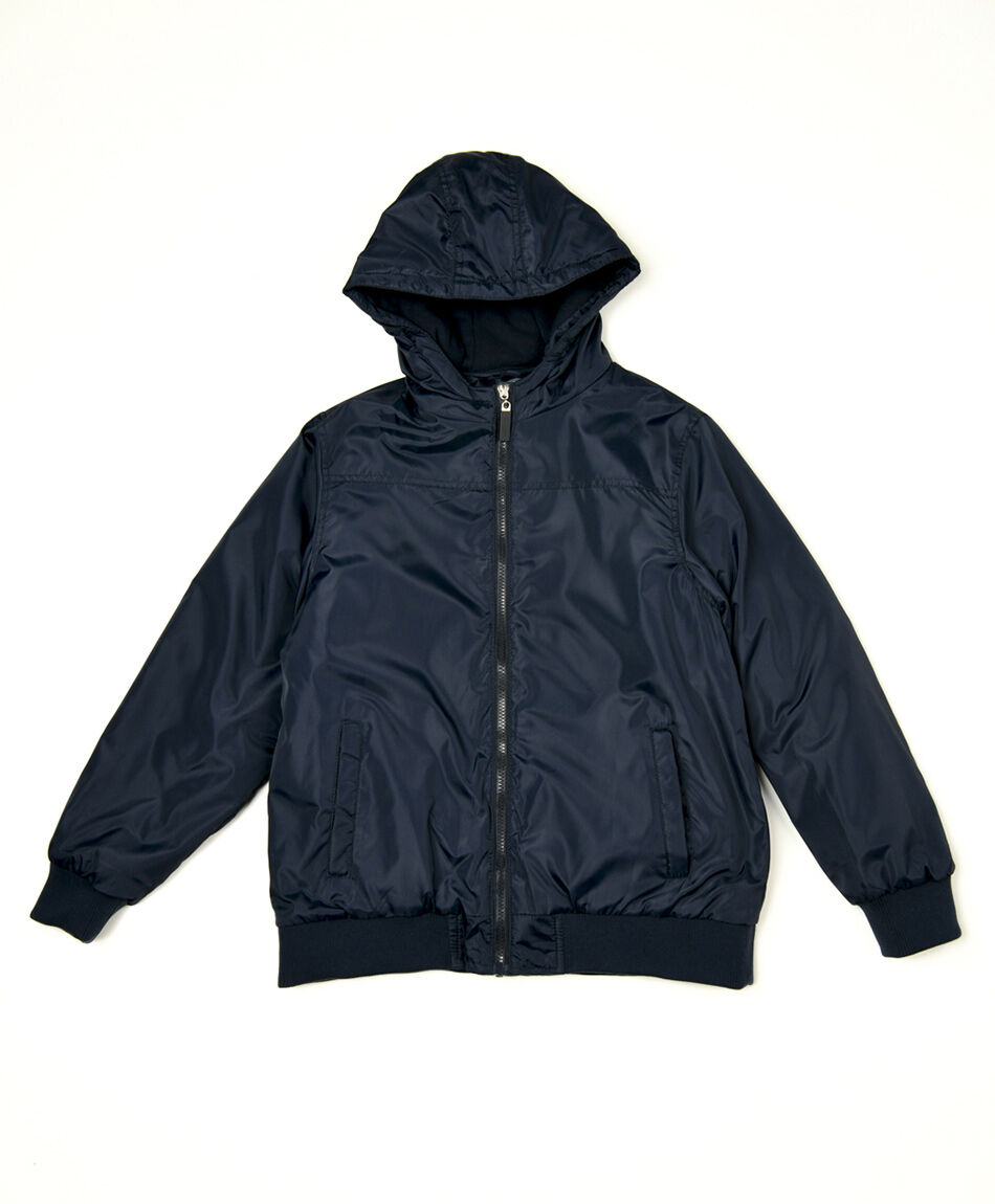 Chaqueta escolar lisa gorro