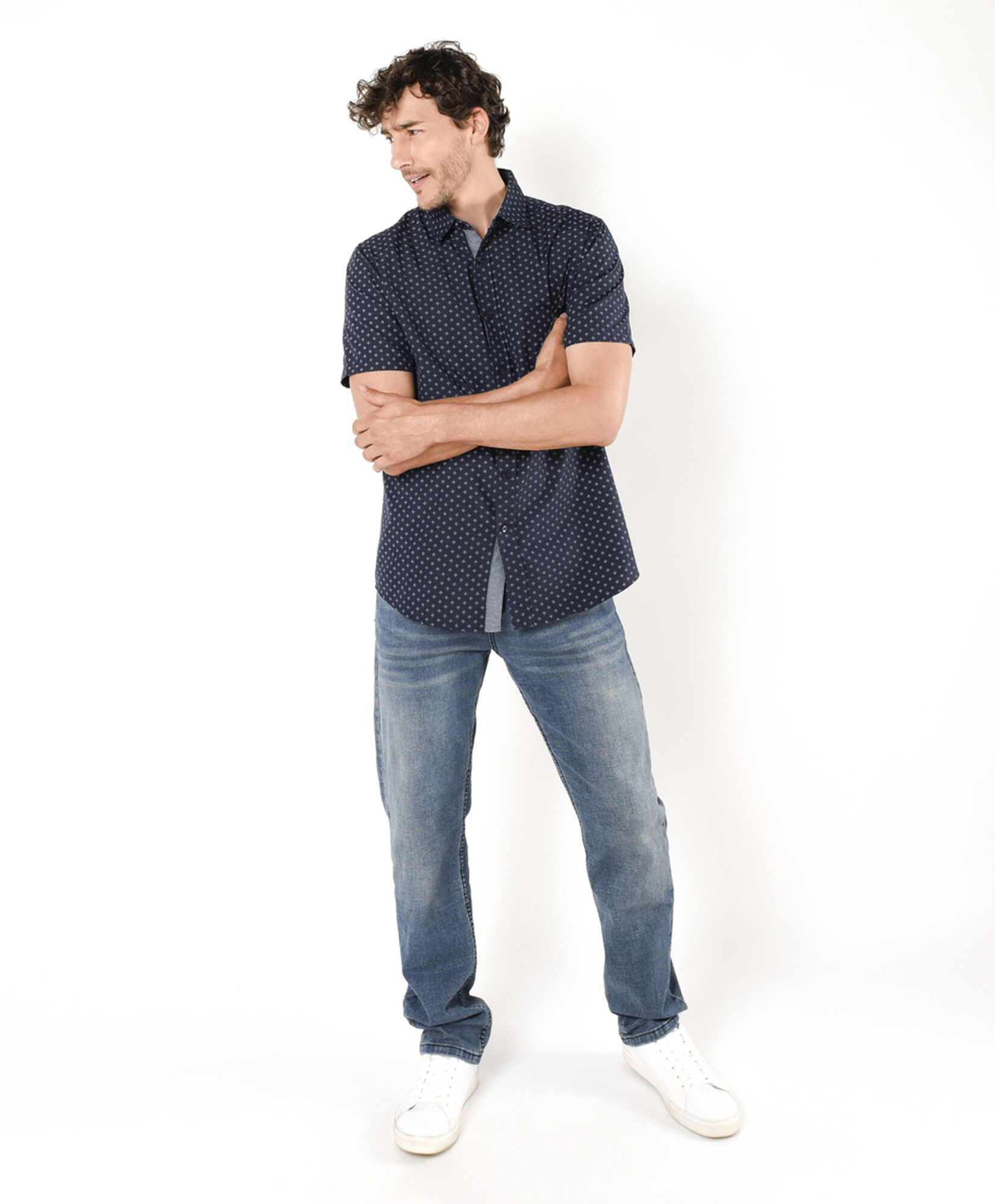 Camisa hombre mini print Camisa hombre mini print