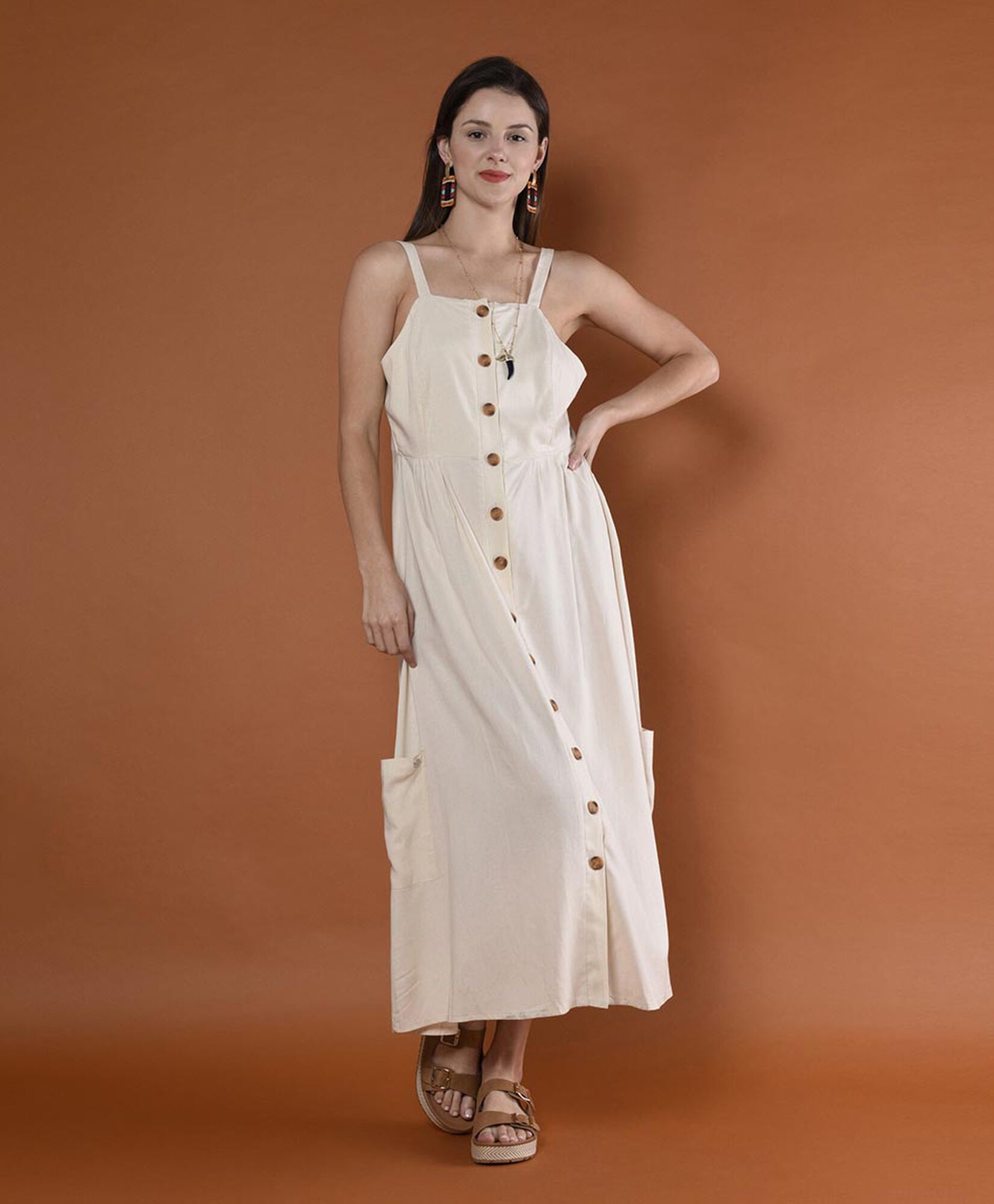 Vestido largo tirantes Vestido largo tirantes