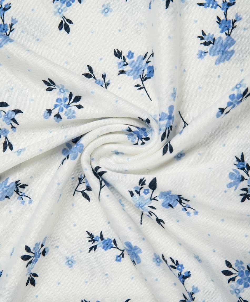 Camisa de dormir mujer puntos flores