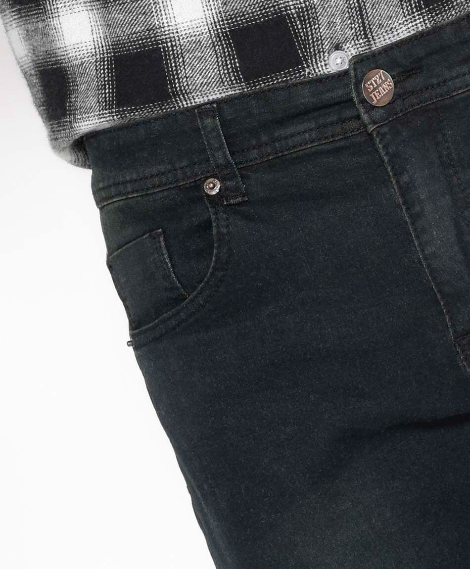 Jeans hombre desgastado slim fit