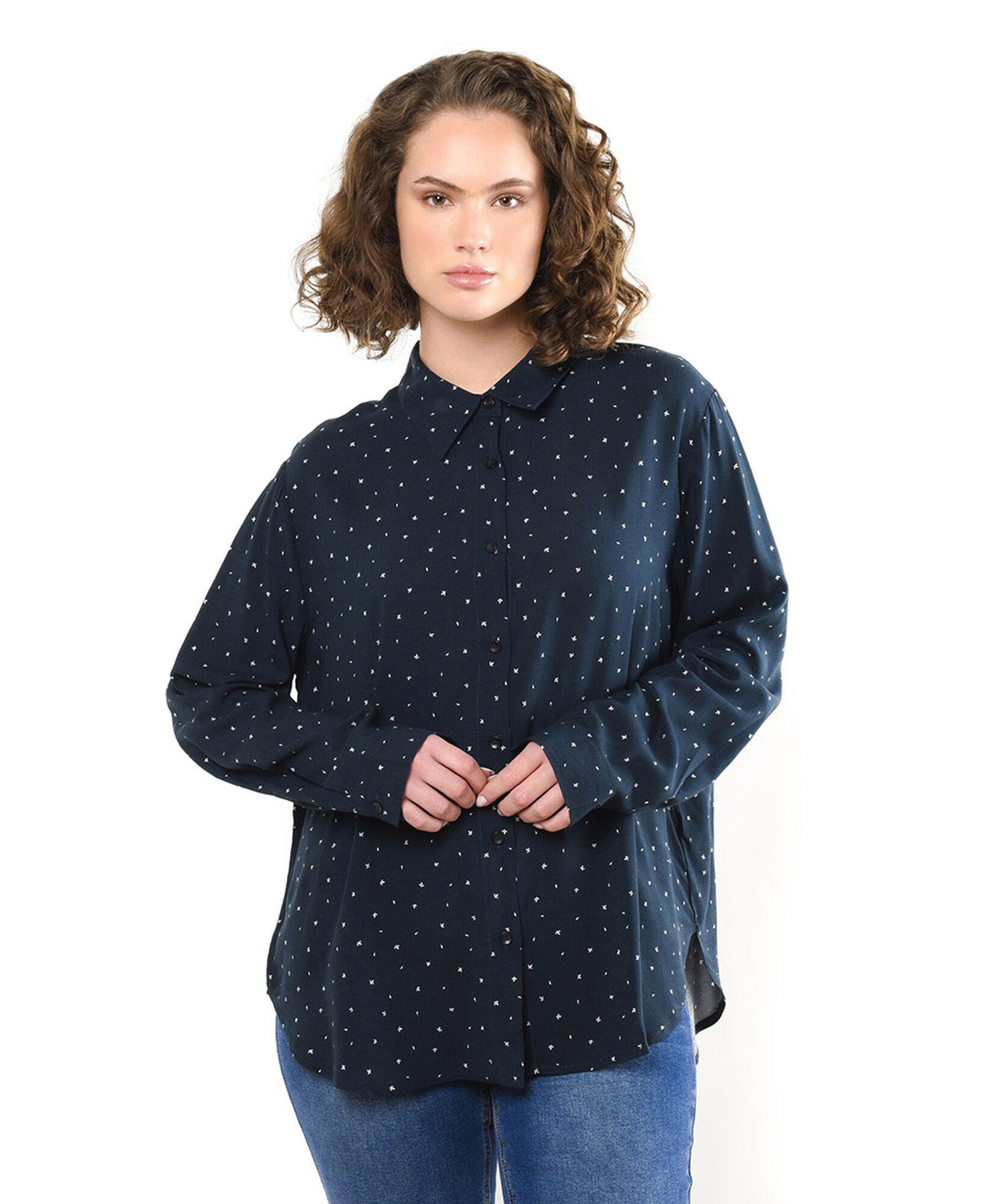 Blusa mujer florcitas azul Blusa mujer florcitas azul