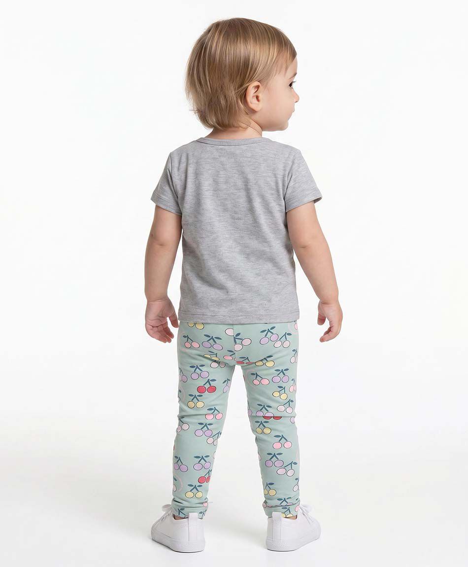 Leggins beb&eacute; cerezas colores