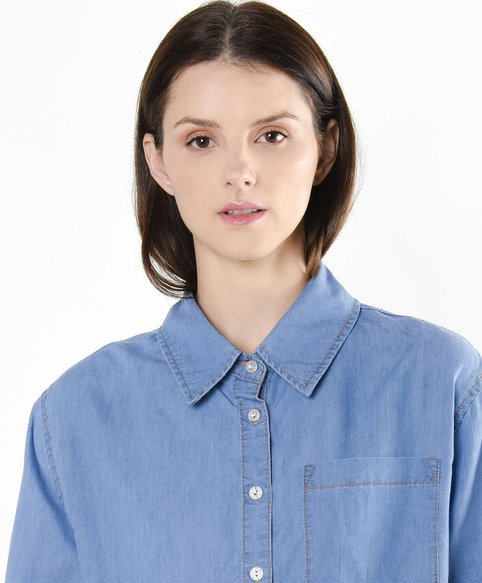 Chaqueta mujer denim bordados Chaqueta mujer denim bordados