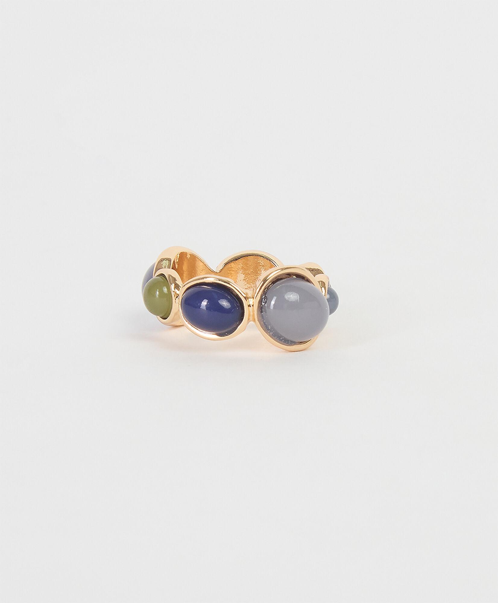 Anillo mujer piedras azul y verde Anillo mujer piedras azul y verde