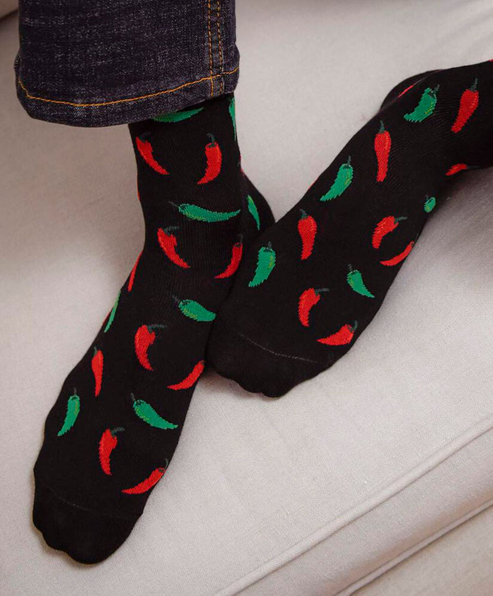 Pack 2 calcetines hombre ají Pack 2 calcetines hombre ají