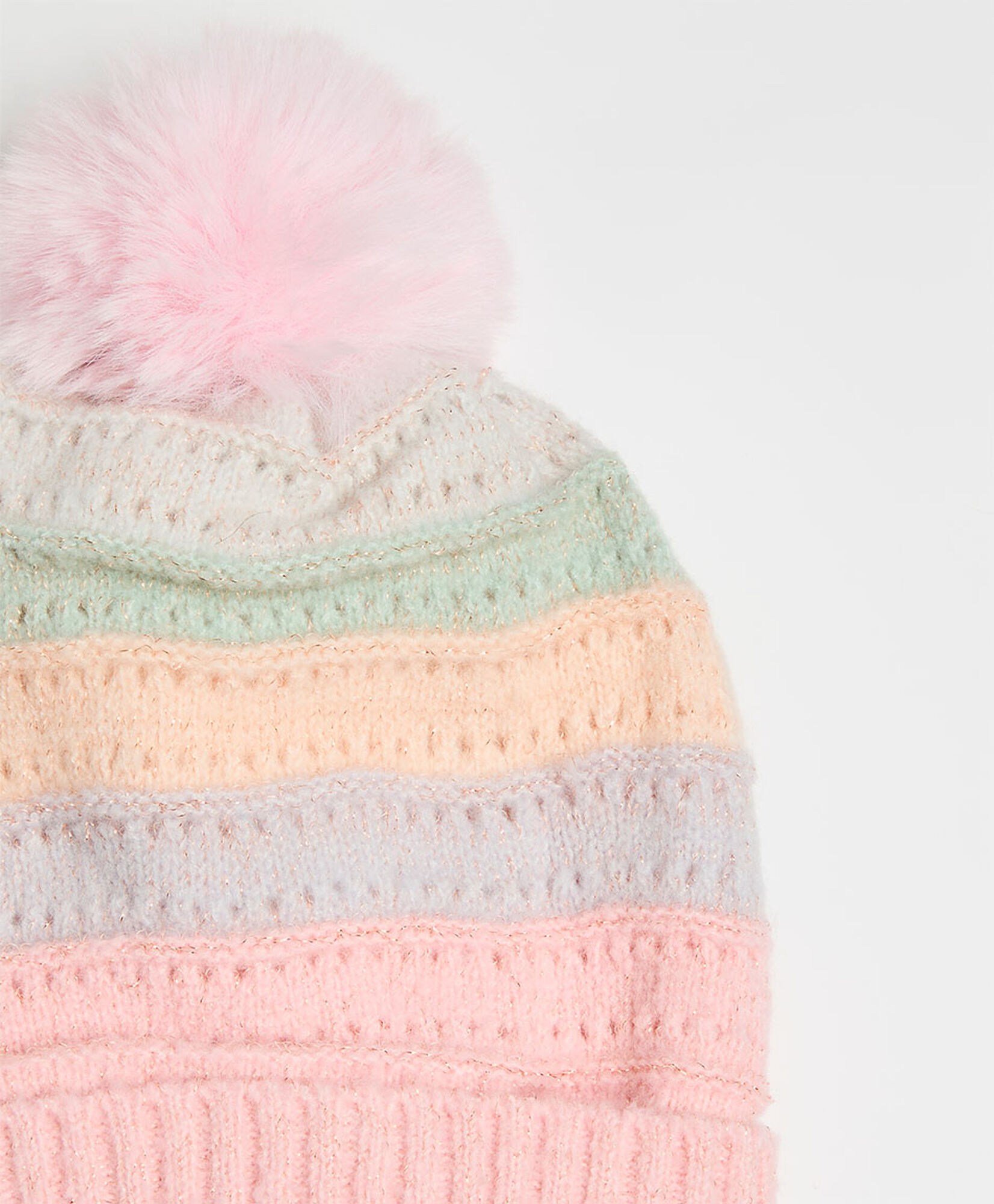 Gorro niña líneas colores Gorro niña líneas colores
