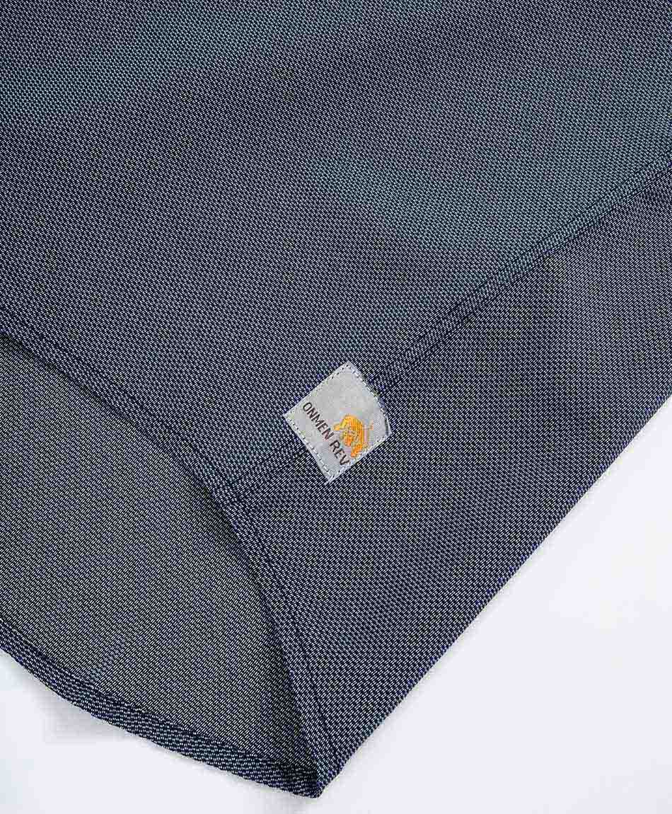 Camisa hombre manga larga textura blue