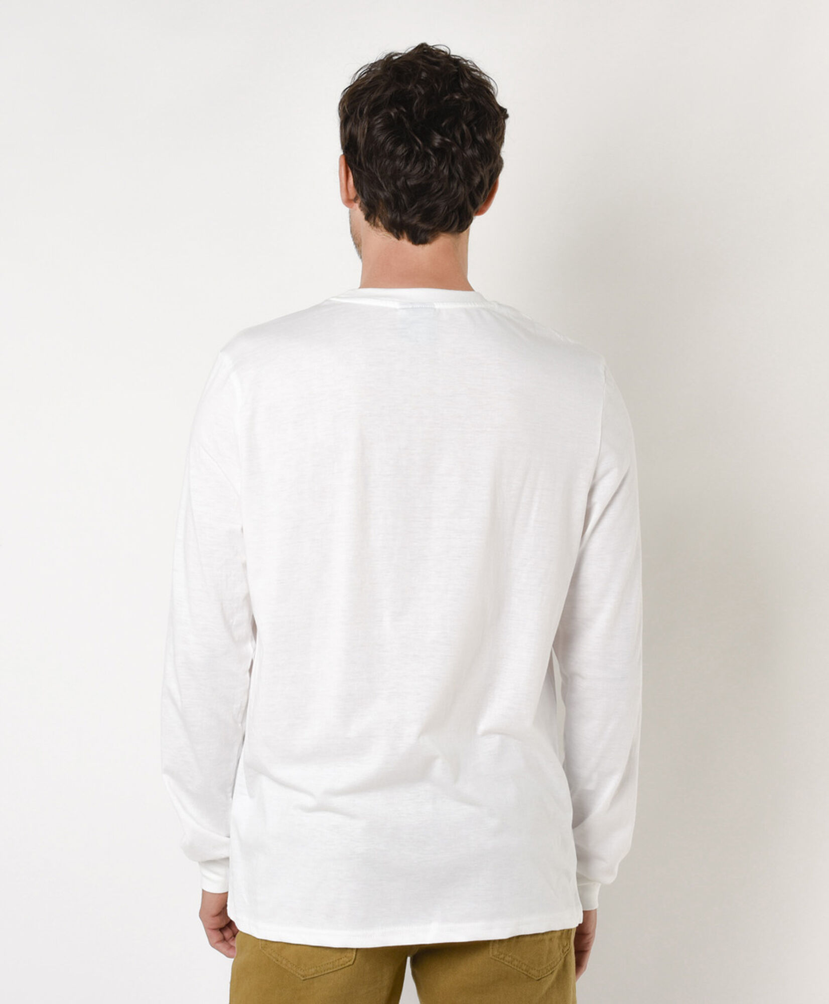 Polera hombre lisa manga larga Polera hombre lisa manga larga