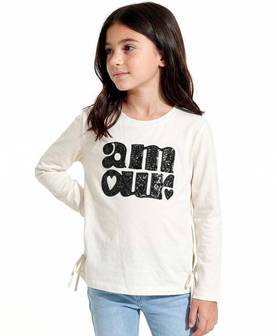 Polera ni&ntilde;a amour