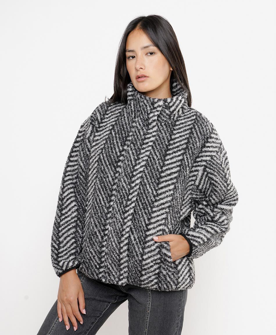 Chaqueta mujer zigzag