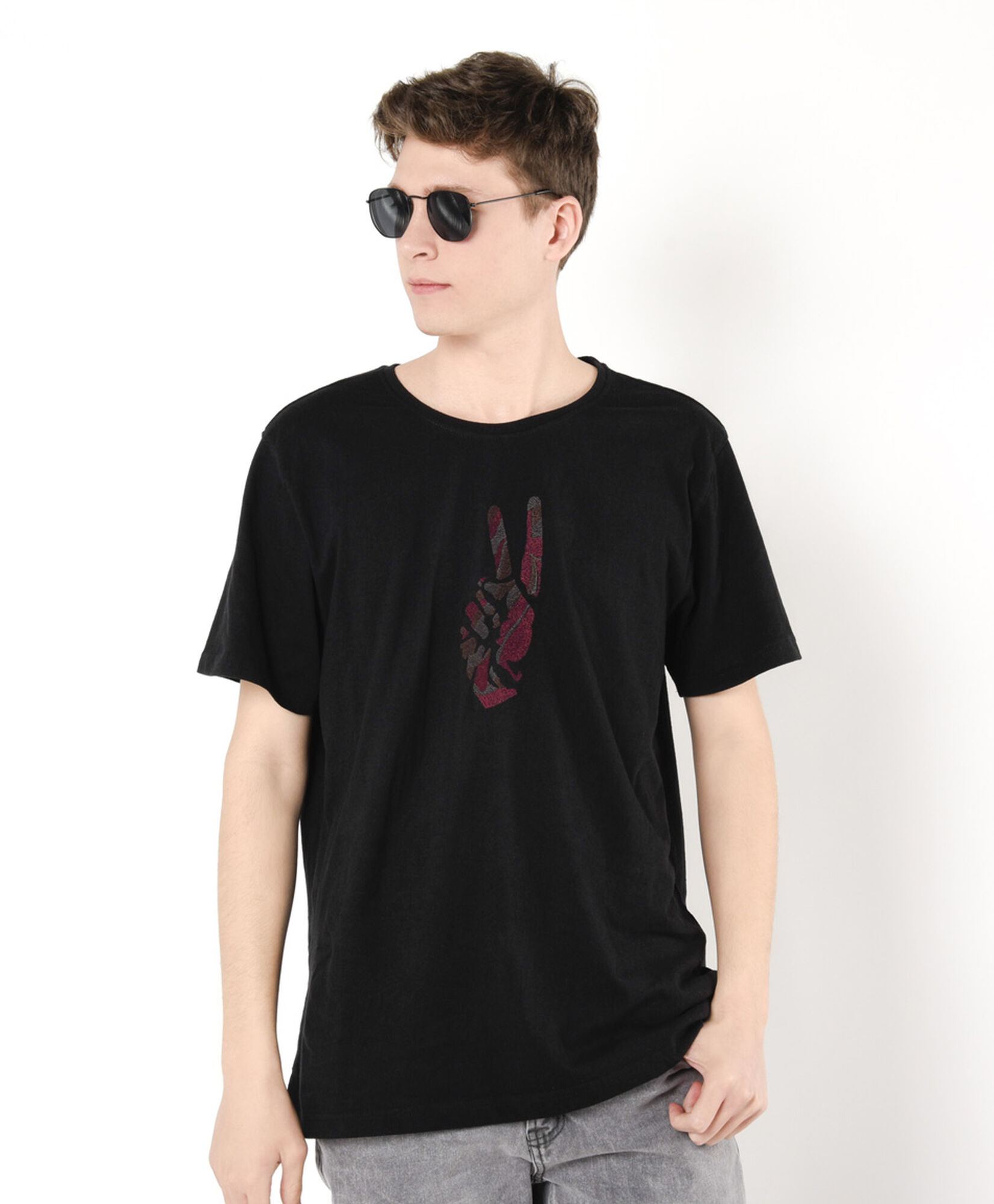 Polera hombre peace Polera hombre peace