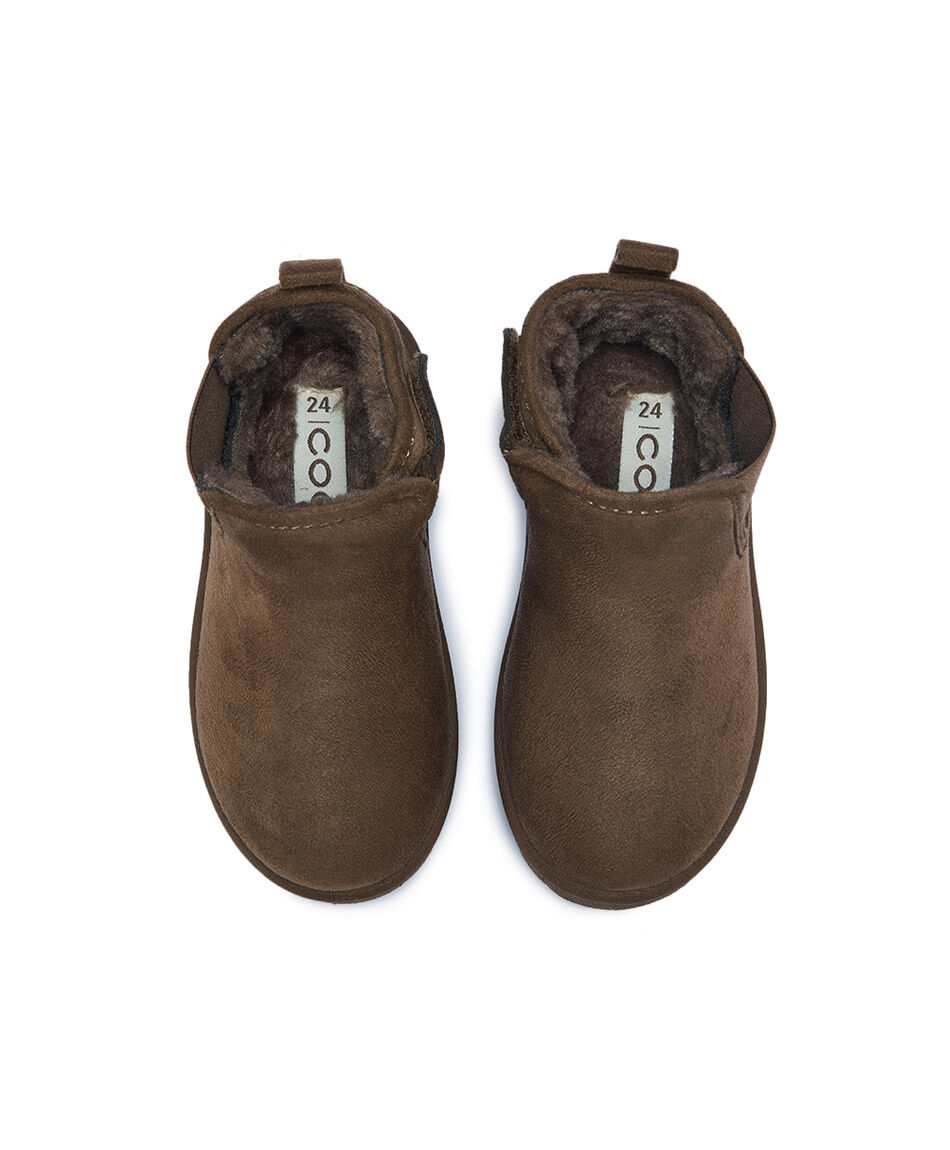 Pantubota infantil (22 a 27) cafe oscuro