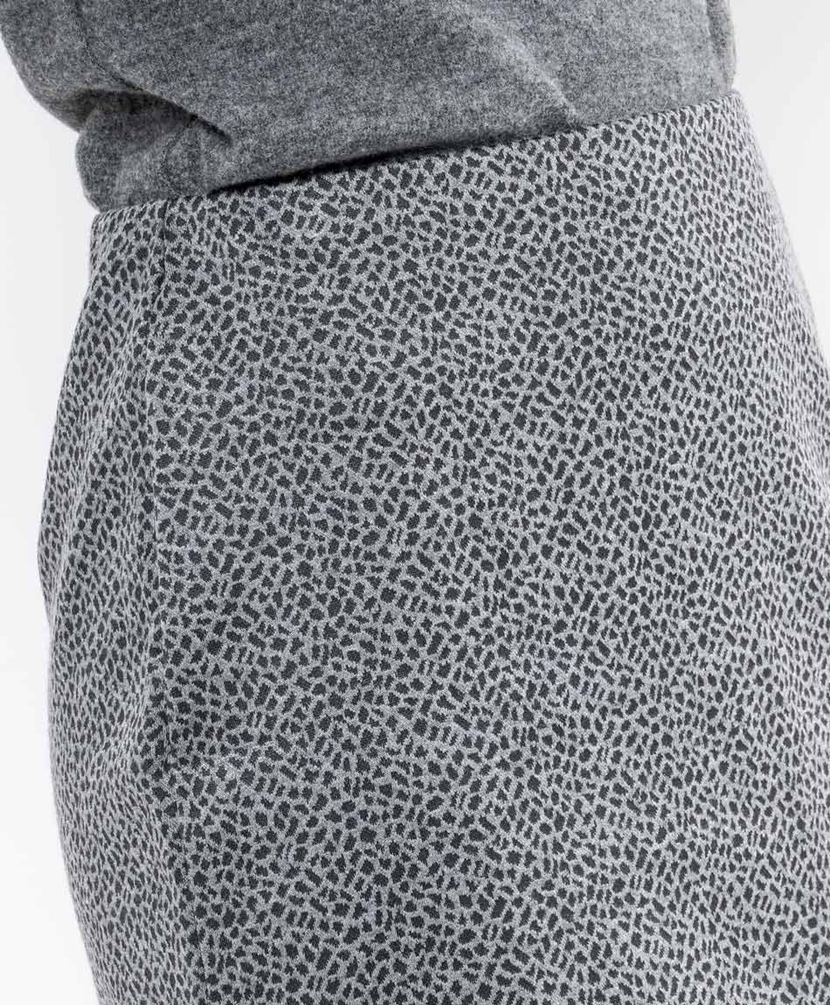 Falda mujer animal print gris Falda mujer animal print gris