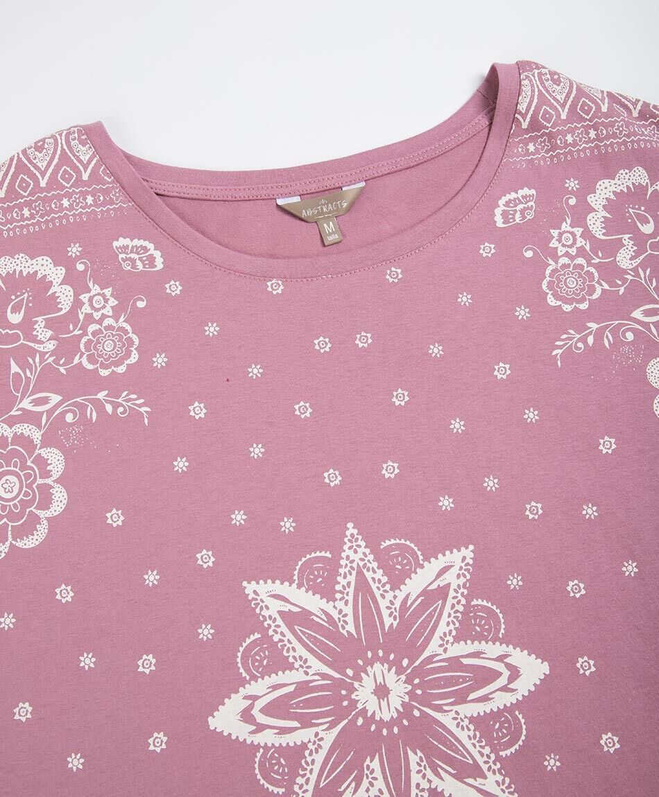 Polera mujer top floreado