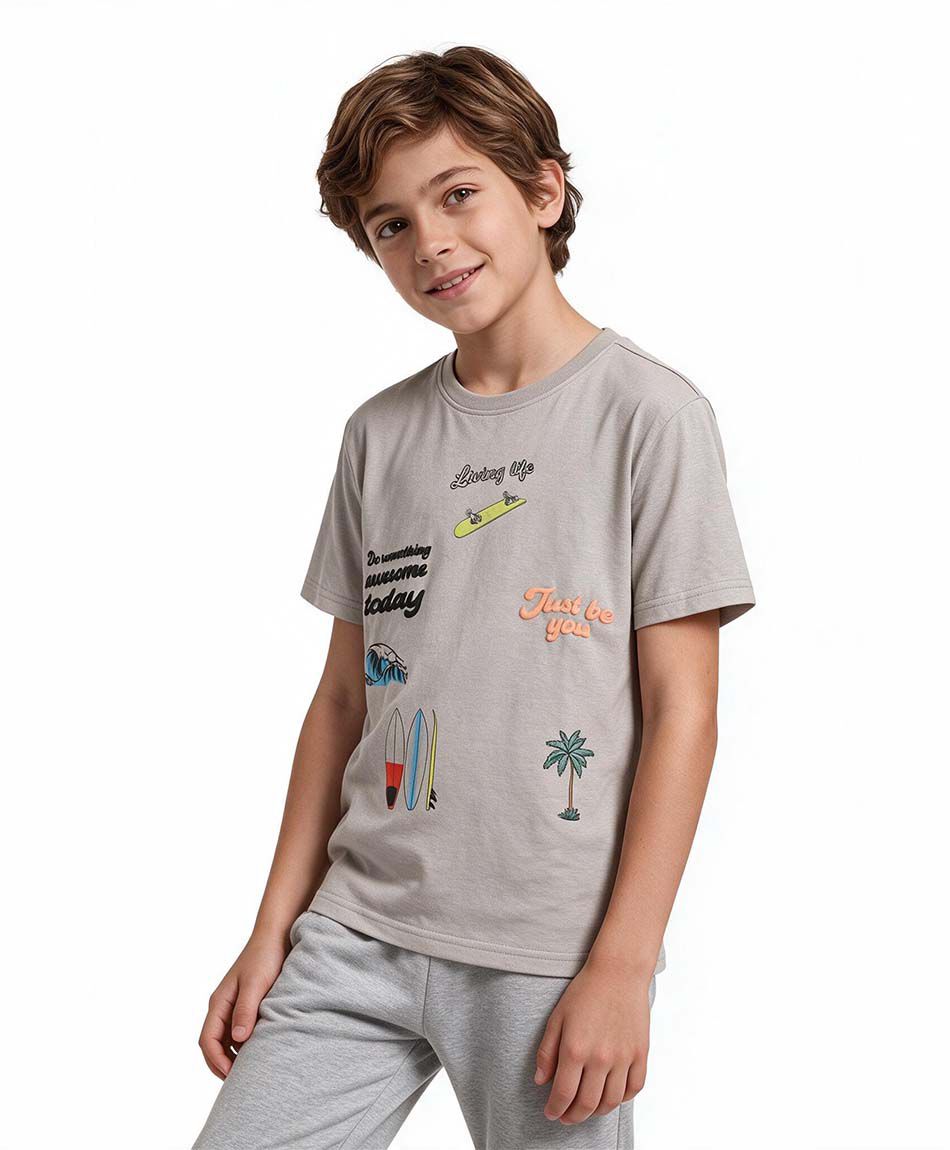 Polera ni&ntilde;o estampados