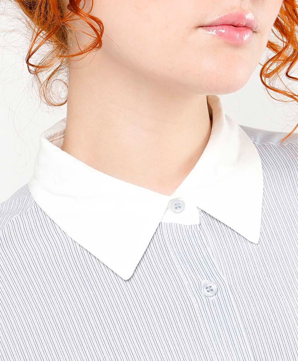 Blusa mujer blue contraste