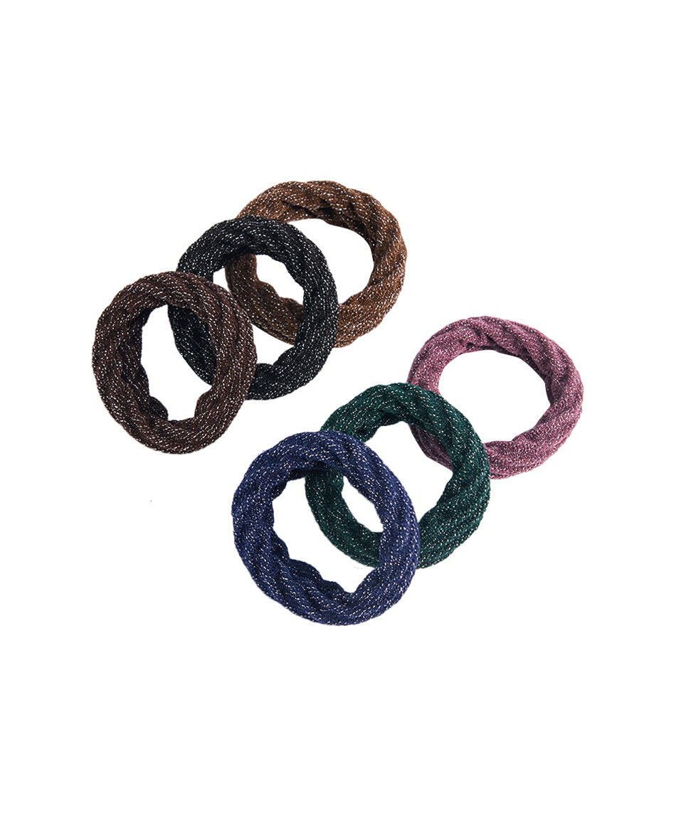 Set 6 colet mujer lurex