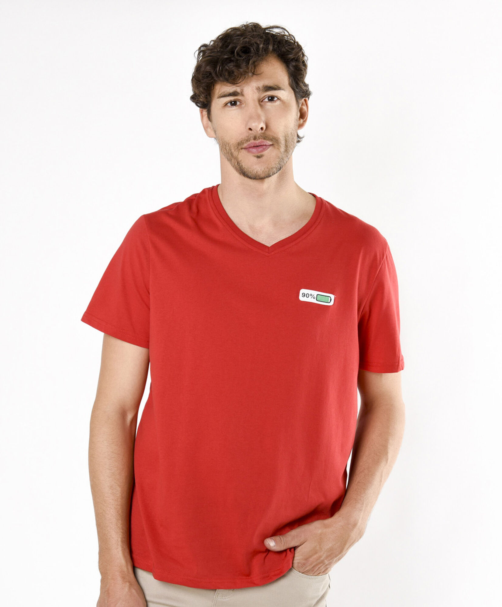 Polera hombre colores batería Polera hombre colores batería