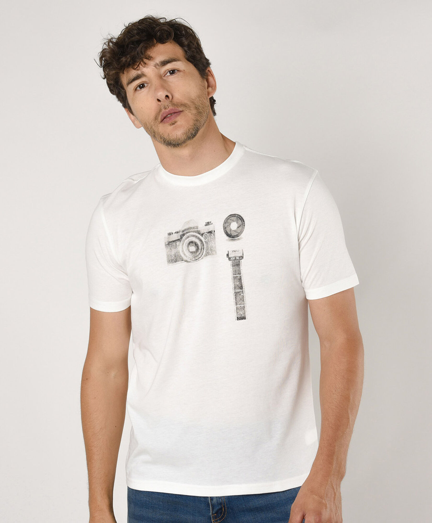 Polera hombre cámara Polera hombre cámara
