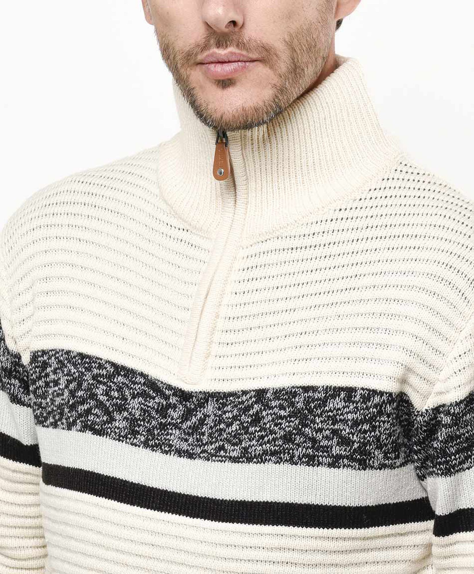 Sweater hombre línea gris Sweater hombre línea gris