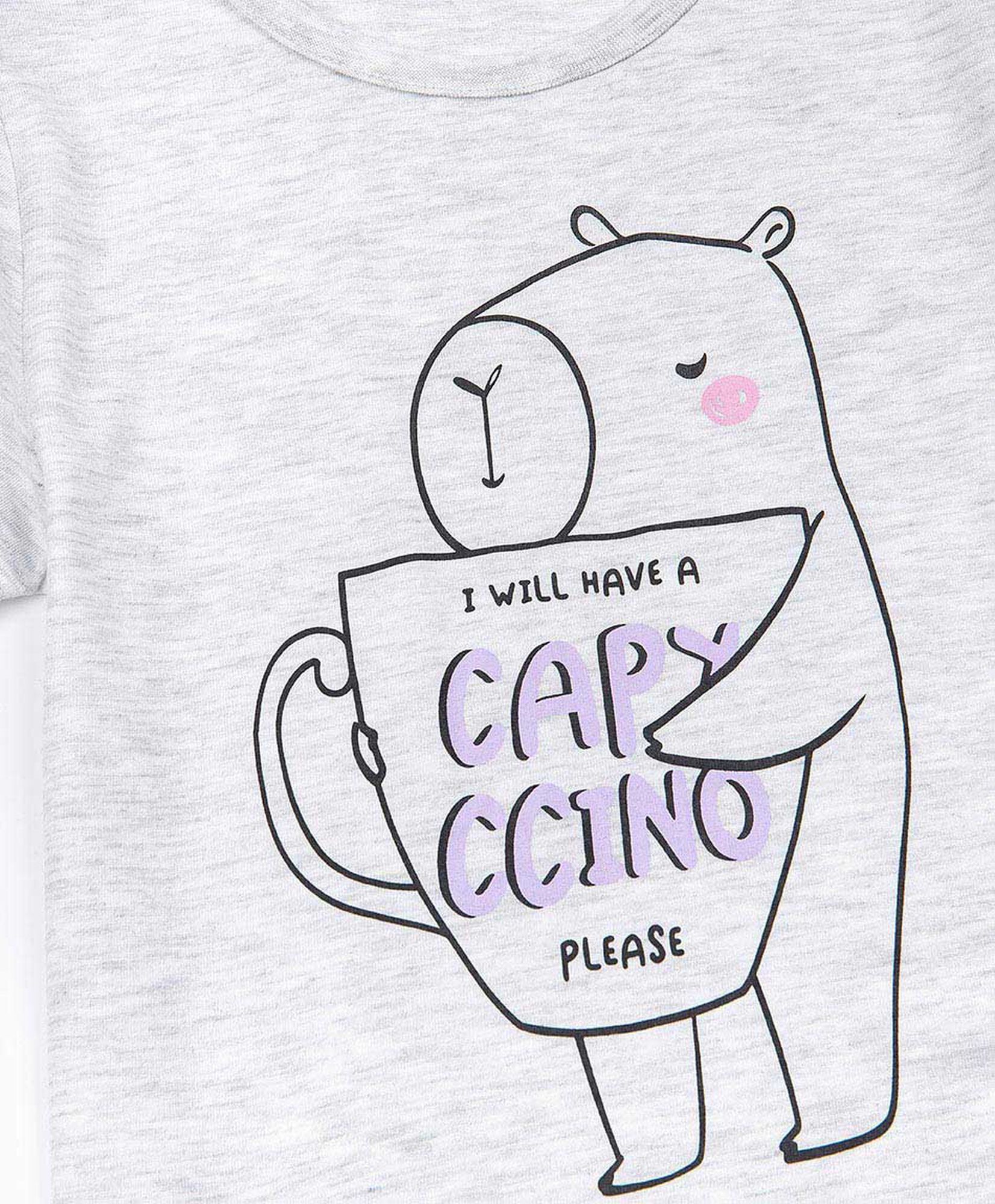 Pijama niña capibara corazones Pijama niña capibara corazones