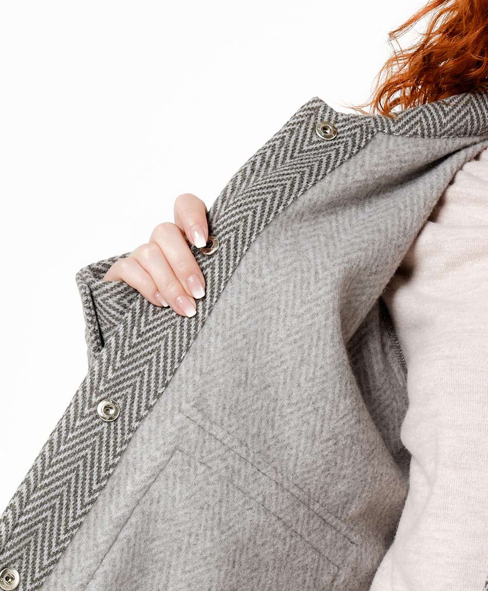 Chaqueta mujer bolsillos zig zag Chaqueta mujer bolsillos zig zag