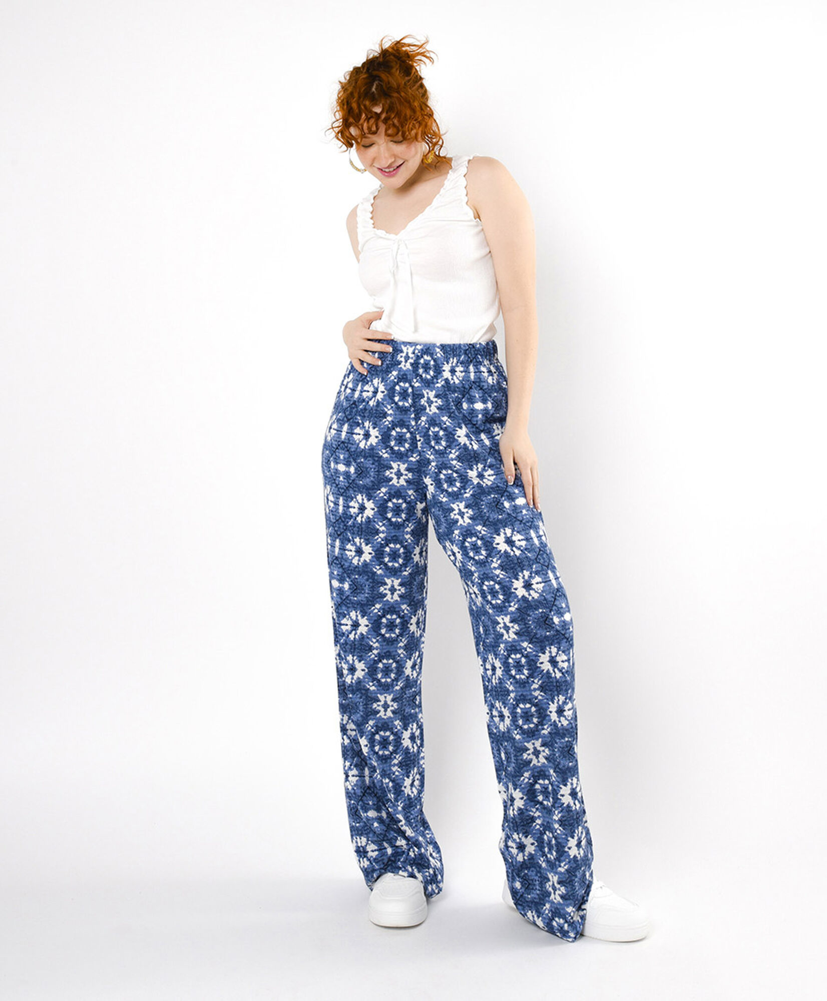 Pantalón mujer estampado floreado Pantalón mujer estampado floreado