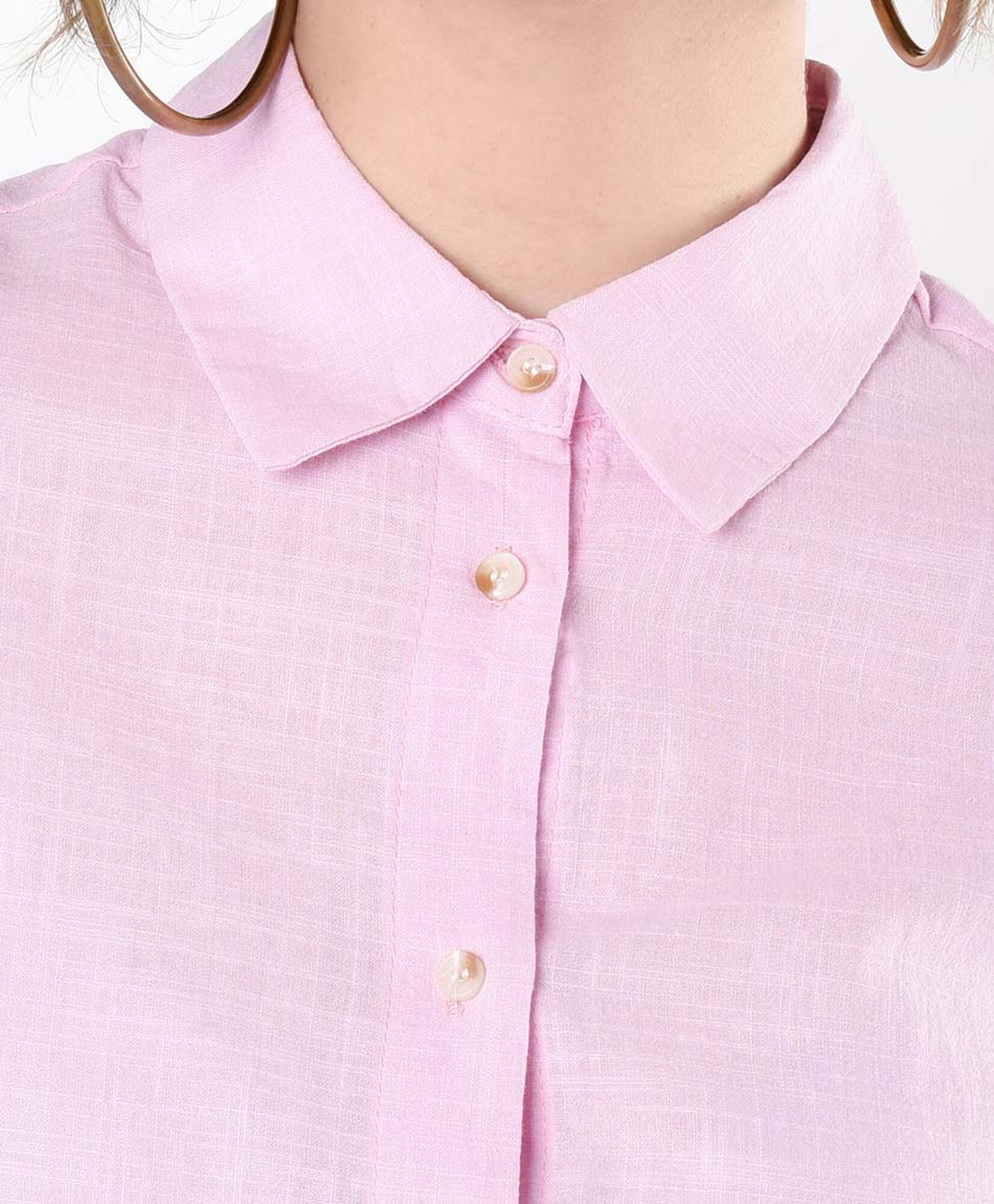 Blusa mujer lisa rosada Blusa mujer lisa rosada