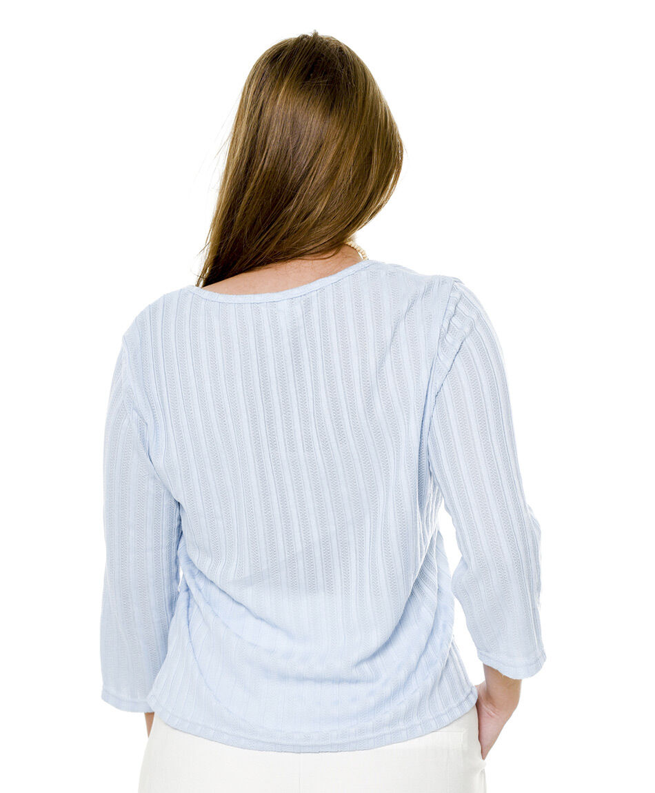 Polera jacquard btns