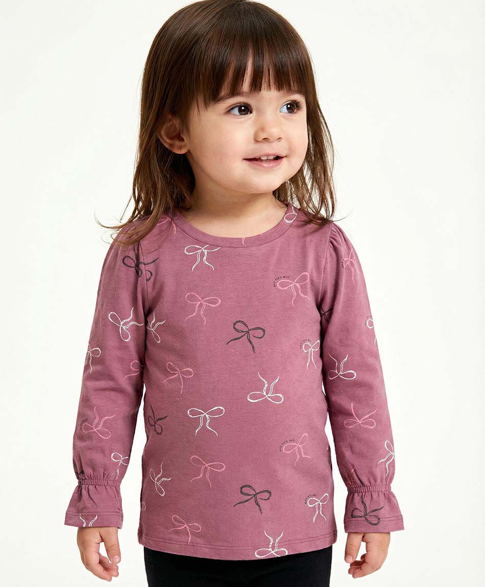 Polera beb&eacute; cintas