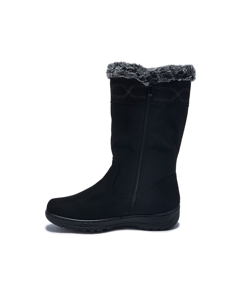 Bota mujer apache larga black