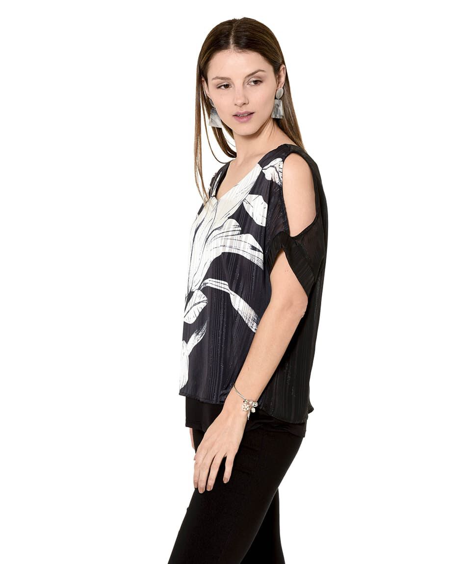 Polera doble capa